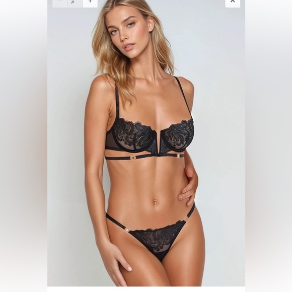 🎁🎁🎁Bluebella Nadia Thong Black XL New with tags - Picture 6 of 12